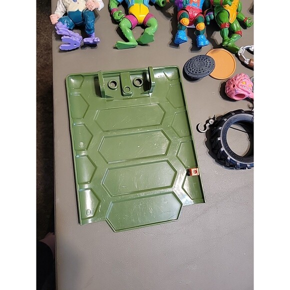 Vtg 1980's 90's Teenage Mutant Ninja Turtles TMNT Figures Accessories Parts lot - Picture 13 of 13